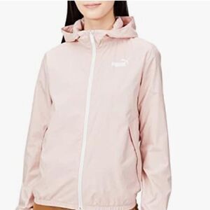 Puma Zip Up Windbreaker Pink XS